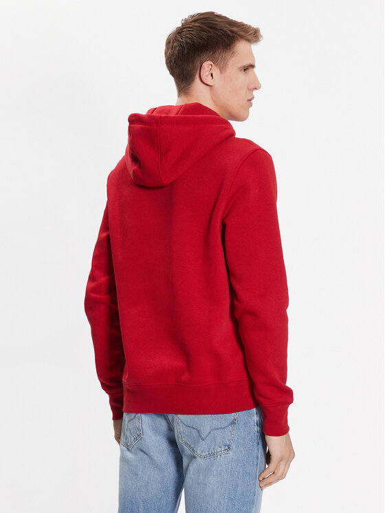 Tommy Hilfiger Tommy Hilfiger Μπλούζα Logo MW0MW11599 Κόκκινο Regular Fit