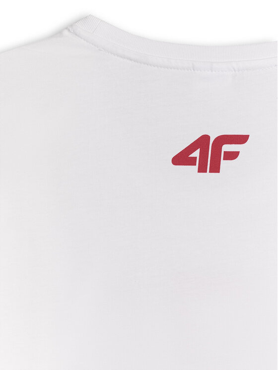 4F 4F T-Shirt TEAMWEAR Biały Regular Fit