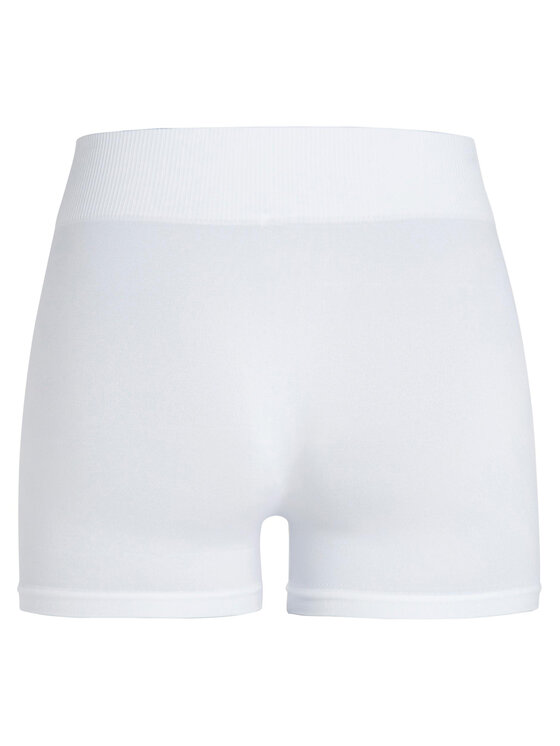 Pieces Pieces Szorty materiałowe 17065440 Biały Slim Fit