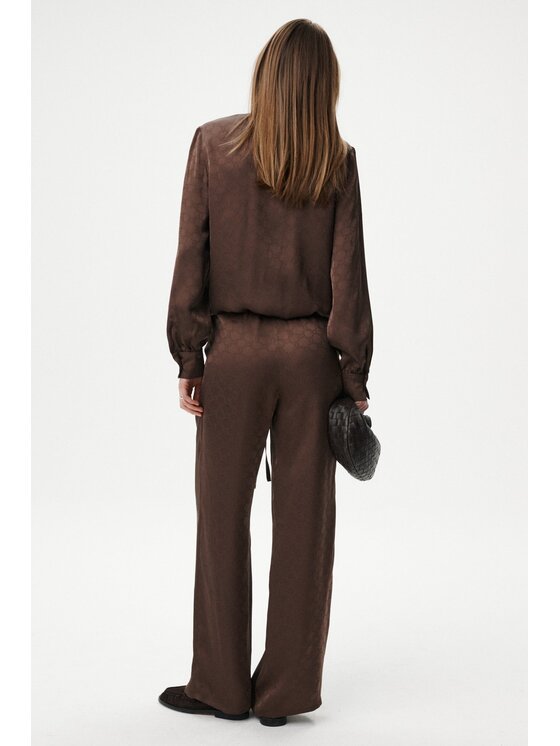 MARI PRETI MARI PRETI Blusa Monogram M Weekend Marrone Regular Fit