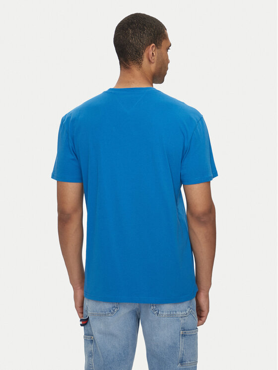 Tommy Jeans Tommy Jeans T-Shirt DNA Flag DM0DM18533 Μπλε Regular Fit