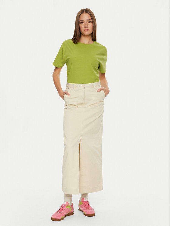 American Vintage American Vintage Marškinėliai Fizvalley FIZ02AH24 Žalia Loose Fit