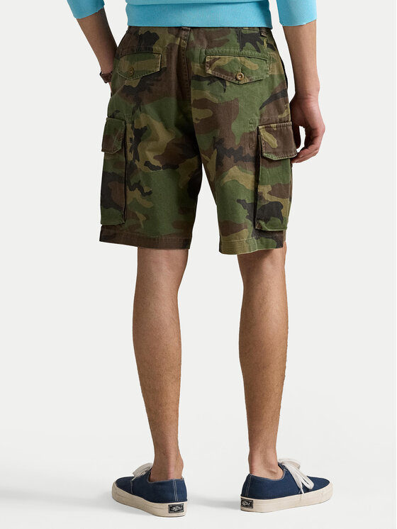 Polo Ralph Lauren Polo Ralph Lauren Auduma šorti 710966288001 Zaļš Relaxed Fit