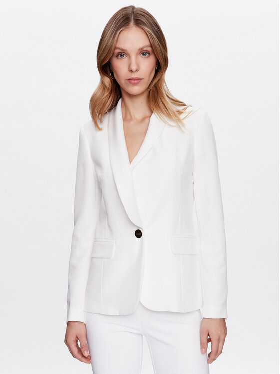 Liu Jo Liu Jo Піджак CA3094 T2200 Білий Regular Fit