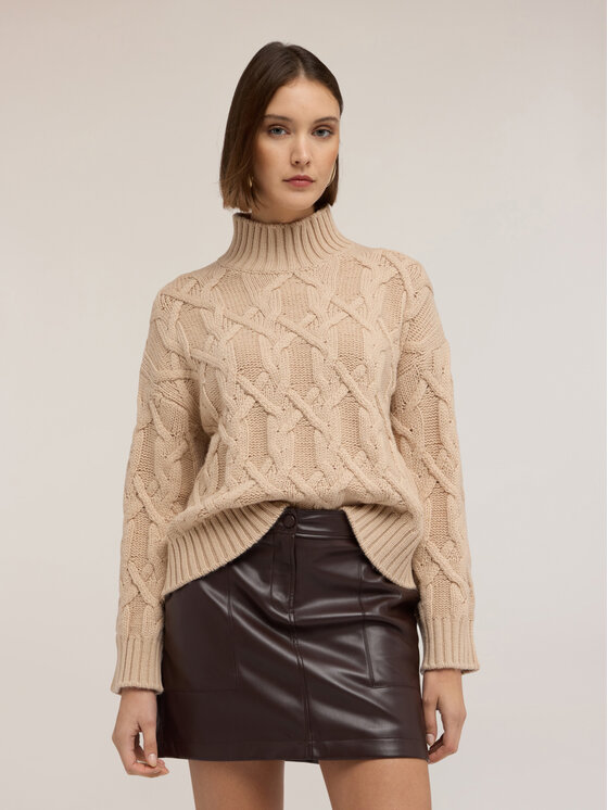 Motivi Motivi Maglione M040W003715N002 Crema Regular Fit