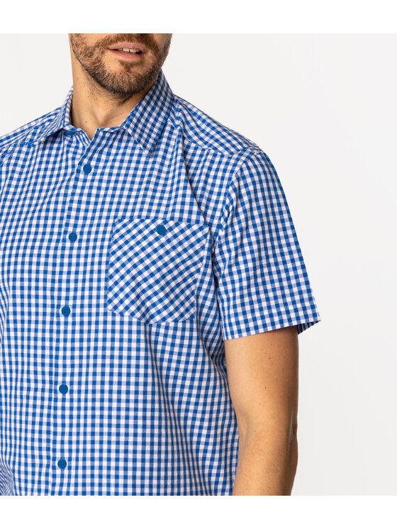Lee Cooper Lee Cooper Koszula REVIO2 KL20 Niebieski Regular Fit