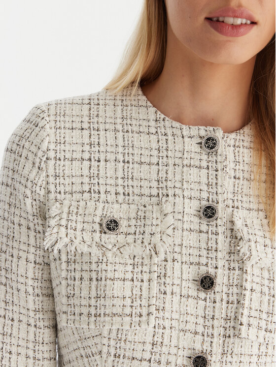 Guess Guess Демісезонна куртка W5YN44 WHDB2 Білий Regular Fit