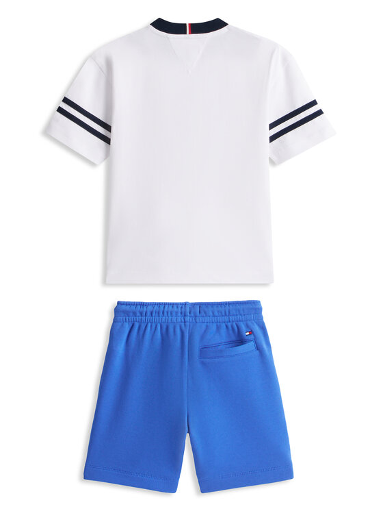 Tommy Hilfiger Tommy Hilfiger Marškinėlių ir šortų komplektas Wavy Flag KB0KB10410 Spalvota Regular Fit