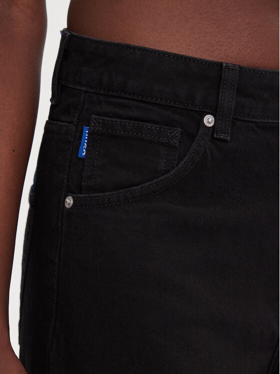 HUGO HUGO Jeansy Leni_B 50548982 Černá Loose Fit