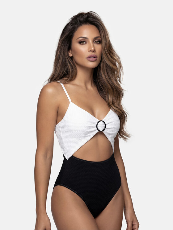 Miss Lou Miss Lou Costume da bagno J-ML055 Bianco