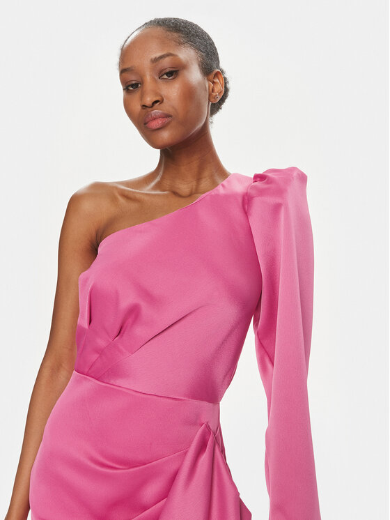 Rinascimento Rinascimento Коктейльна сукня CFC0117640003 Рожевий Regular Fit