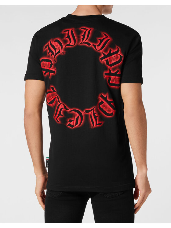 PHILIPP PLEIN PHILIPP PLEIN T-Shirt 14821 Czarny Regular Fit