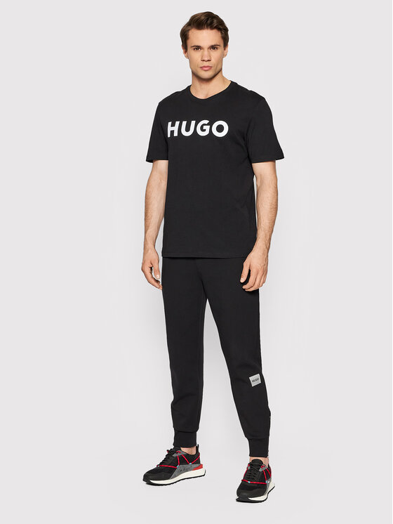 HUGO Hugo Футболка Dulivio 50467556 Чорний Regular Fit