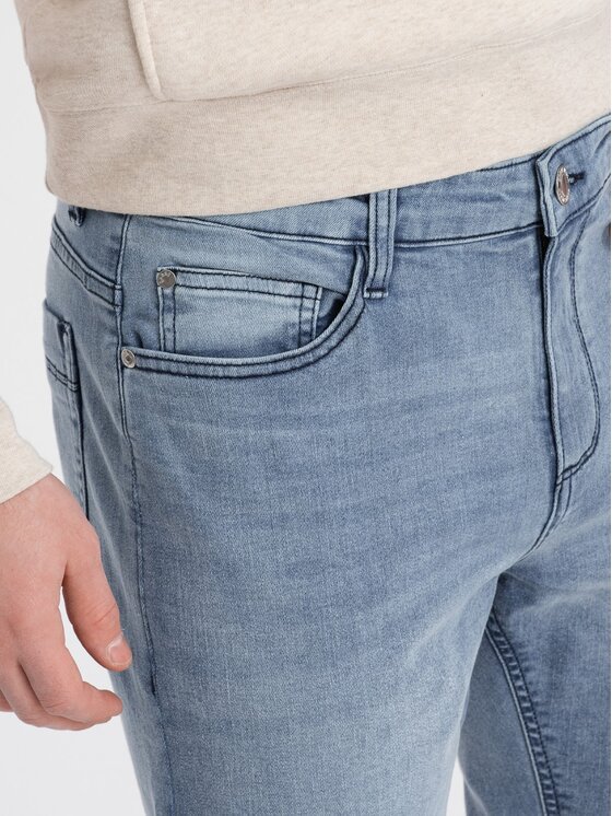 Ombre Ombre Jeansy P923 Modrá Regular Fit