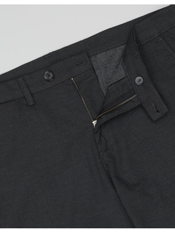 Borgio Borgio Spodnie materiałowe altissimo_sz Szary Slim Fit