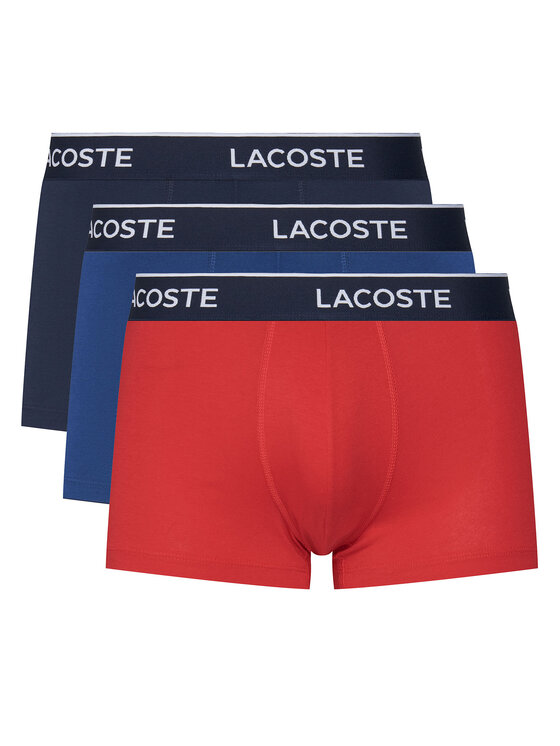 Lacoste Lacoste Set di 3 boxer 5H1300 Multicolore