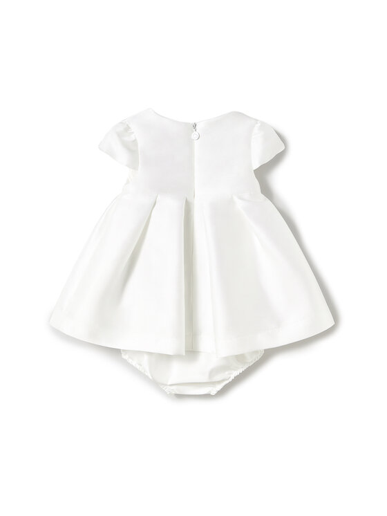 Mayoral Mayoral Elegantna obleka 1861 Bela Regular Fit