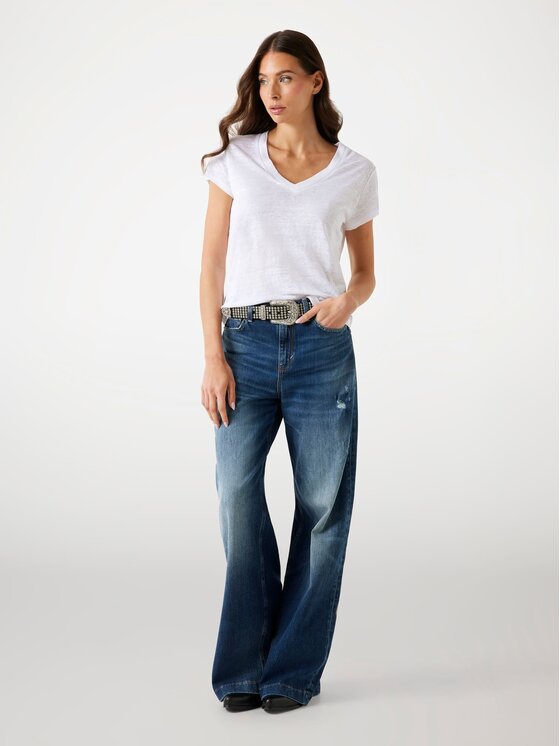 Guess Guess Top 175507 Biały Classic Fit