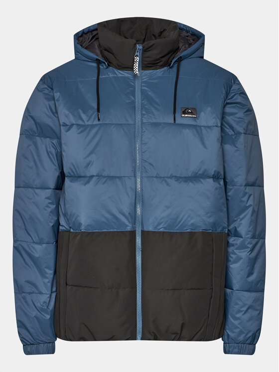 Quiksilver Vatovaná bunda Wolfs EQYJK03990 Modrá Regular Fit