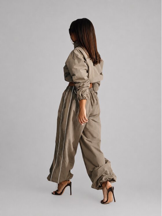 Love Saints Love Saints Dres L26LF-KA-K08 Brązowy Oversize
