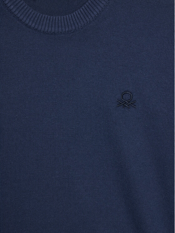 United Colors Of Benetton United Colors Of Benetton Sweater 1098G100U Sötétkék Regular Fit