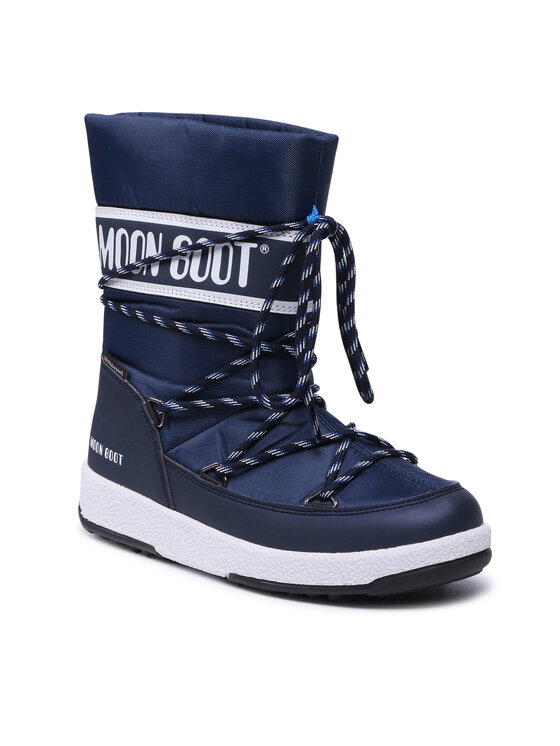 Moon Boot Sniego batai Jr Boy Sport Wp 34051300002 D Tamsiai mėlyna