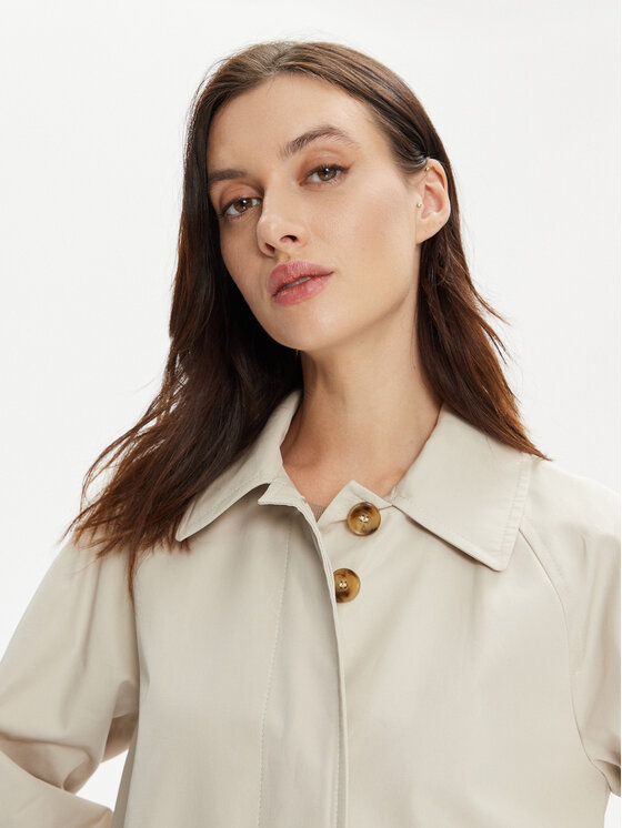 Marella Marella Tenchcoat Fattore 2413021091 Beige Relaxed Fit