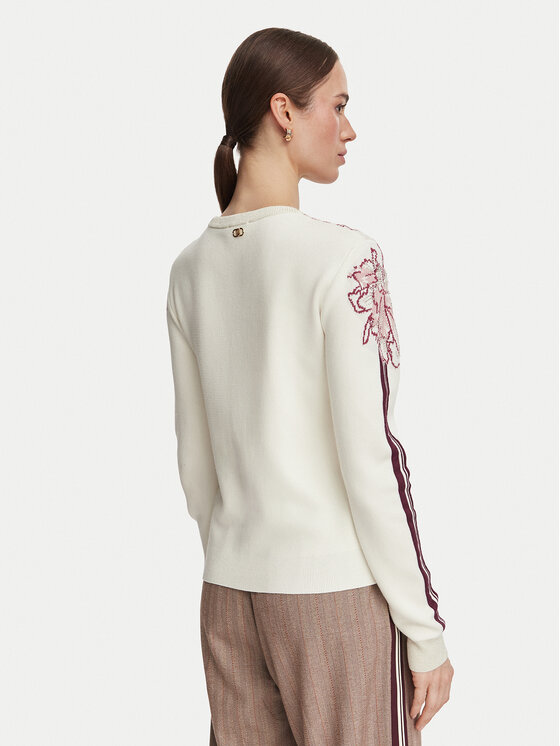Liu Jo Sport Liu Jo Sport Sweater TF6094 MS49I Krém Regular Fit