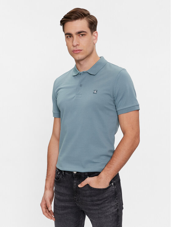 Calvin Klein Jeans Polo Embro Badge J30J325269 Zils Slim Fit