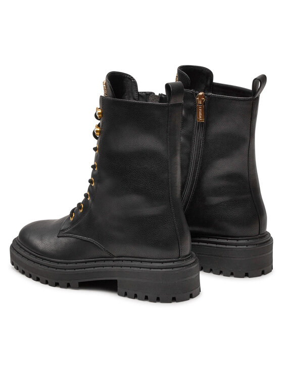 TWINSET TWINSET Schnürstiefeletten 242TCP072 Schwarz