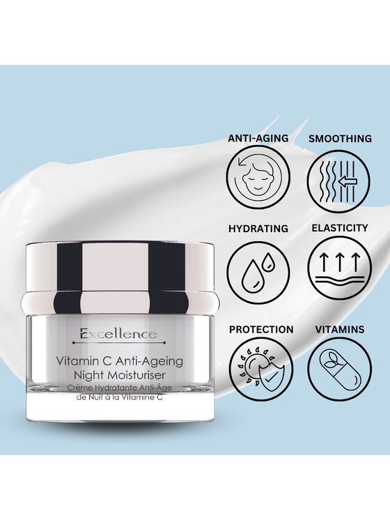 Skin Pharmacy Skin Pharmacy Krem na noc z witaminą C przeciw starzeniu SP EXCELLENCE 50 ml Krem na noc