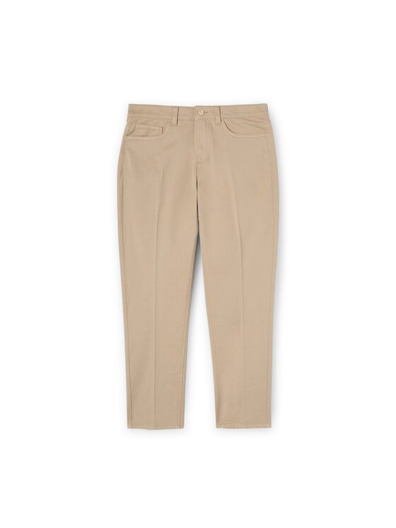 Motivi Motivi Spodnie materiałowe P739Q003911N002 Kremowy Regular Fit
