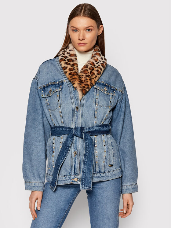 Giacca di jeans UF1070 D4622 Blu Regular Fit