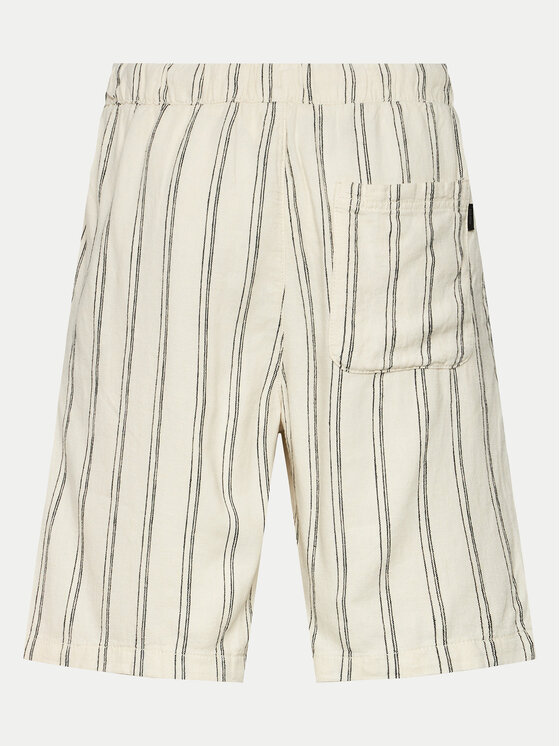 INDICODE INDICODE Шорти от плат Ballo 70-777 Бежов Regular Fit