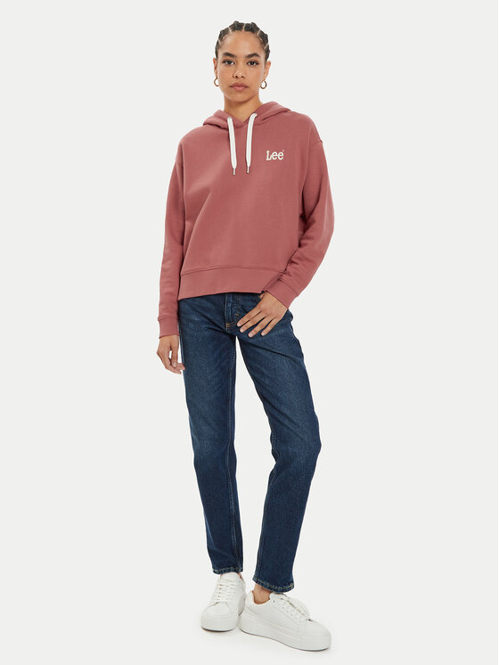 Lee Lee Pulóver Essential 112355152 Rózsaszín Relaxed Fit