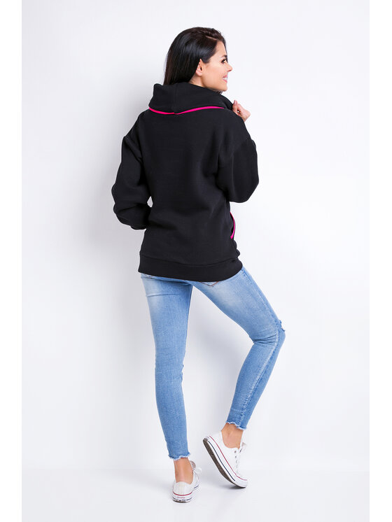 Awama Awama Mikina A160 Čierna Basic Fit