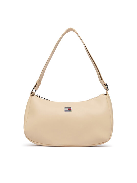 Tommy Jeans Дамска чанта Tjw Daily Elevated Shoulder Bag AW0AW19041 Светлобежов