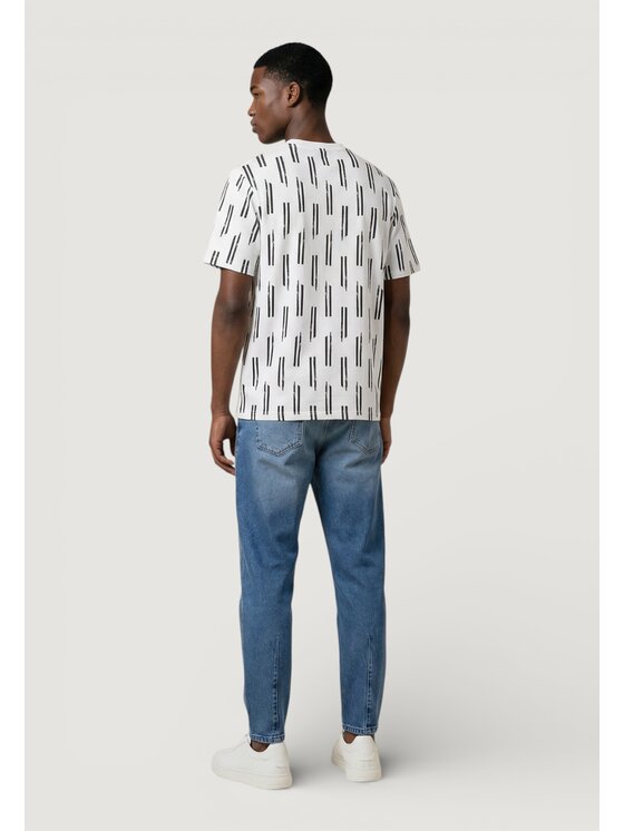 Antony Morato Antony Morato T-shirt RELAXED FIT STAMPA ALLOVER Blu Over Fit