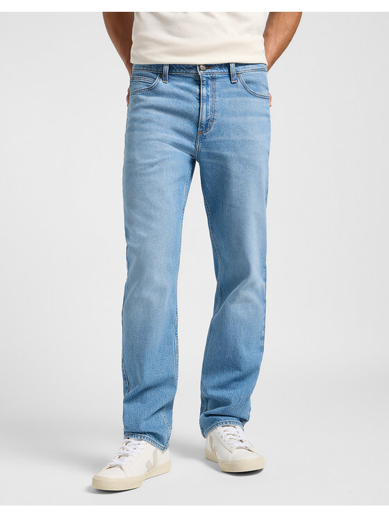 Lee Lee Jeansy WEST Niebieski Straight Fit