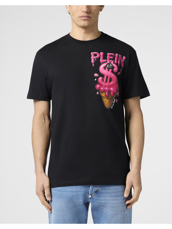 PHILIPP PLEIN PHILIPP PLEIN T-Shirt 30608 Czarny Regular Fit