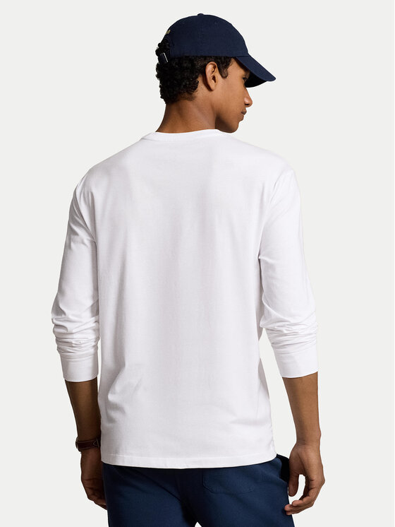 Polo Ralph Lauren Polo Ralph Lauren Longsleeve 710671467056 Biały Regular Fit