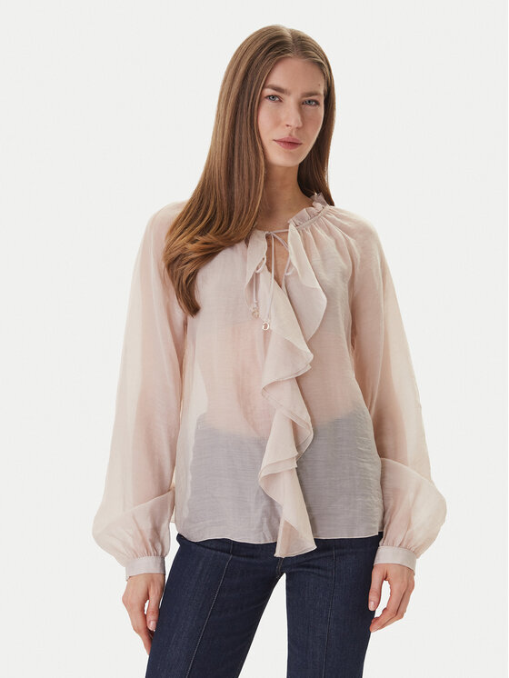 Guess Guess Bluza W6GH28 W1844 Bež Regular Fit