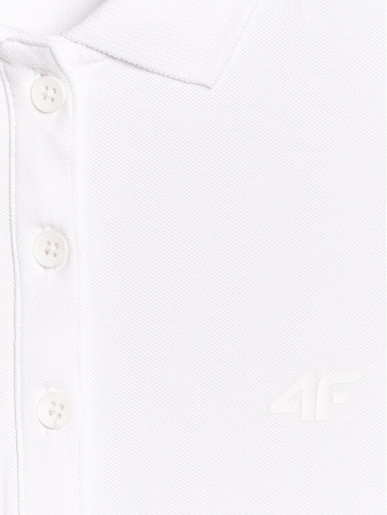 4F 4F Polo NOS Bianco Slim Fit