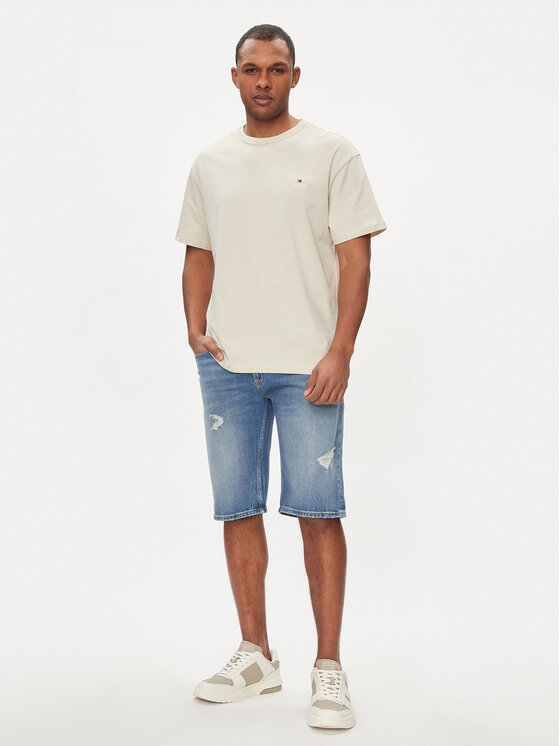 Tommy Jeans Tommy Jeans Džinsiniai šortai Ronnie DM0DM18794 Mėlyna Slim Fit