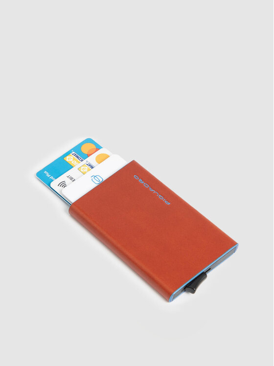 Piquadro Piquadro Etui na karty kredytowe 667 Brązowy