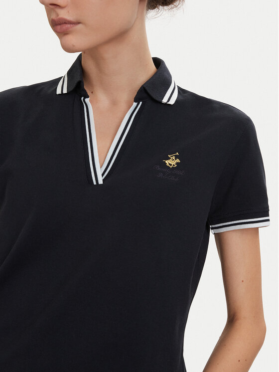 Beverly Hills Polo Club Beverly Hills Polo Club Pólóing P-SS26W-P0300 Sötétkék Regular Fit