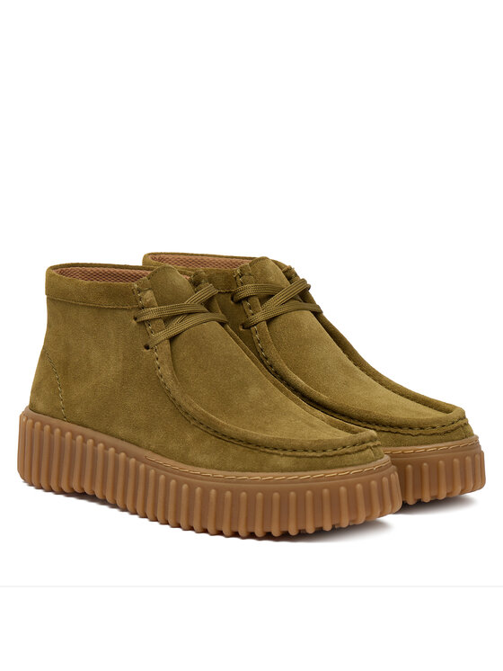 Clarks Clarks Μποτάκια Torhill Moss 26183872 Χακί