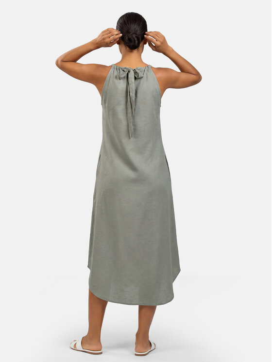 Feba Feba Sukienka letnia F252 Khaki Relaxed Fit
