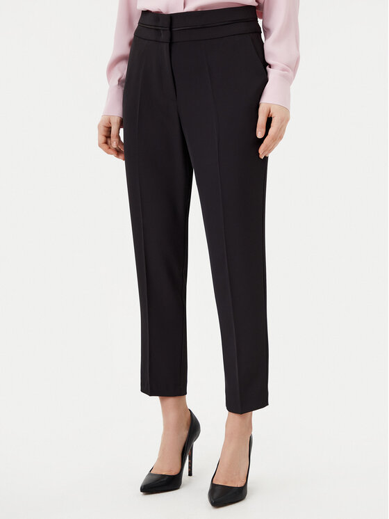 Motivi Motivi Chino P037Q003463N Crna Slim Fit
