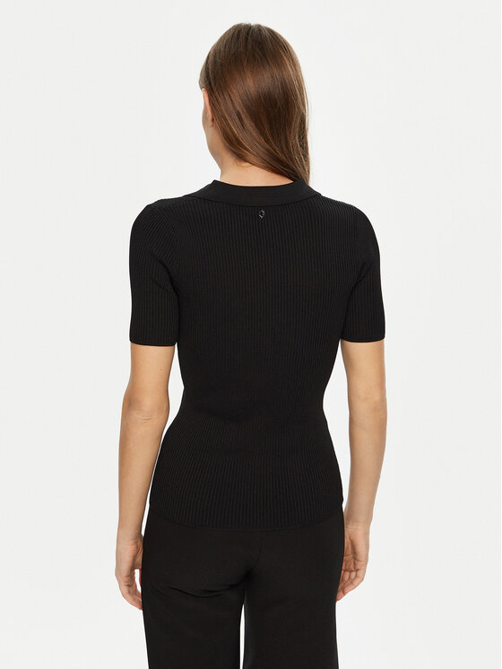Guess Guess Džemper W5RR25 Z2U00 Crna Regular Fit